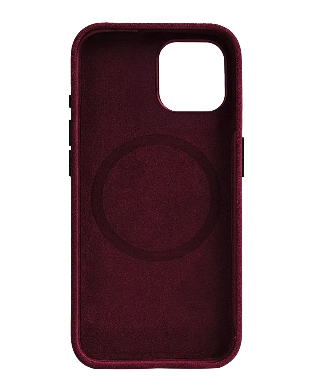 iPhone 15 Plus - Case Alcantara - Wine Red