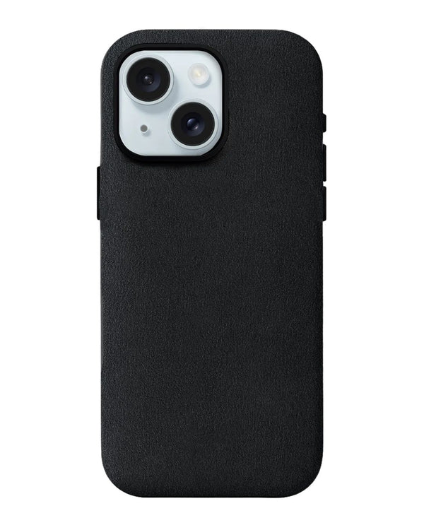 iPhone 15 Plus - Case Alcantara - Space Gray