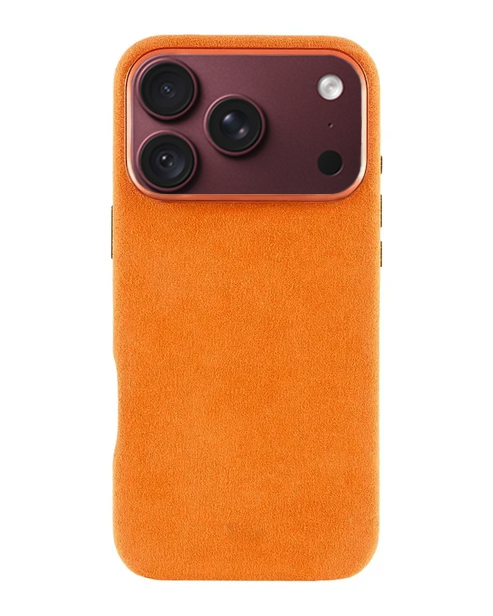 iPhone 18 Pro Max - Case Alcantara - Cosmic Orange