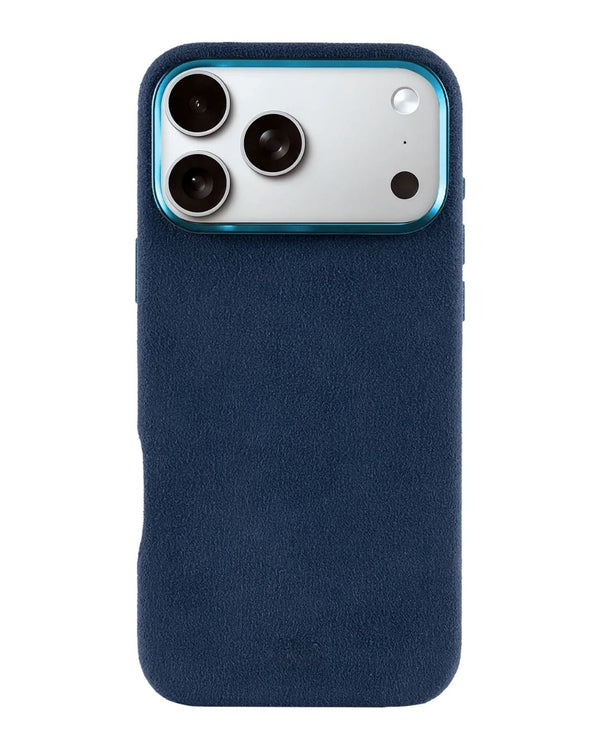 iPhone 17 Pro Max - Case Alcantara - Sea Blue