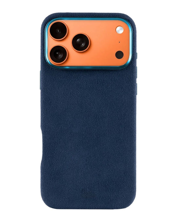iPhone 17 Pro Max - Case Alcantara - Sea Blue