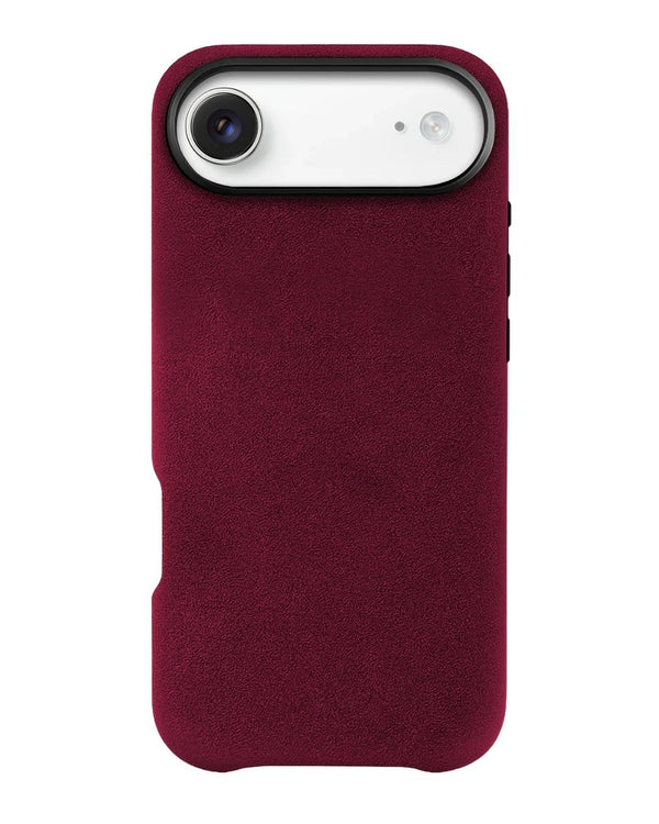 iPhone Air - Case Alcantara - Burgundy