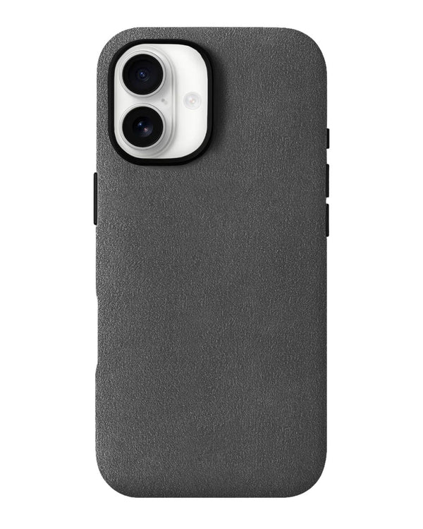 iPhone 16 Plus - Case Alcantara - Ciment Gray