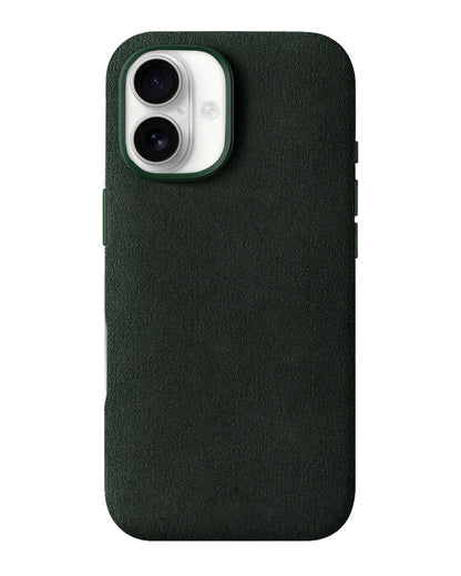 iPhone 16 - Case Alcantara - Emerald