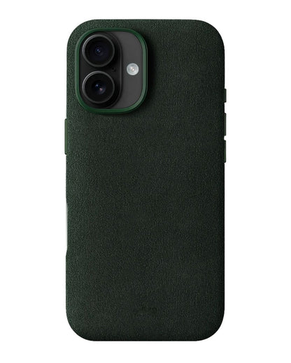 iPhone 16 - Case Alcantara - Emerald