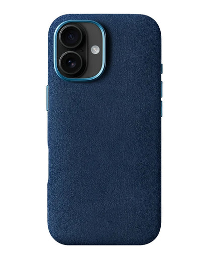 Iphone 16 - Case Alcantara - Sea Blue