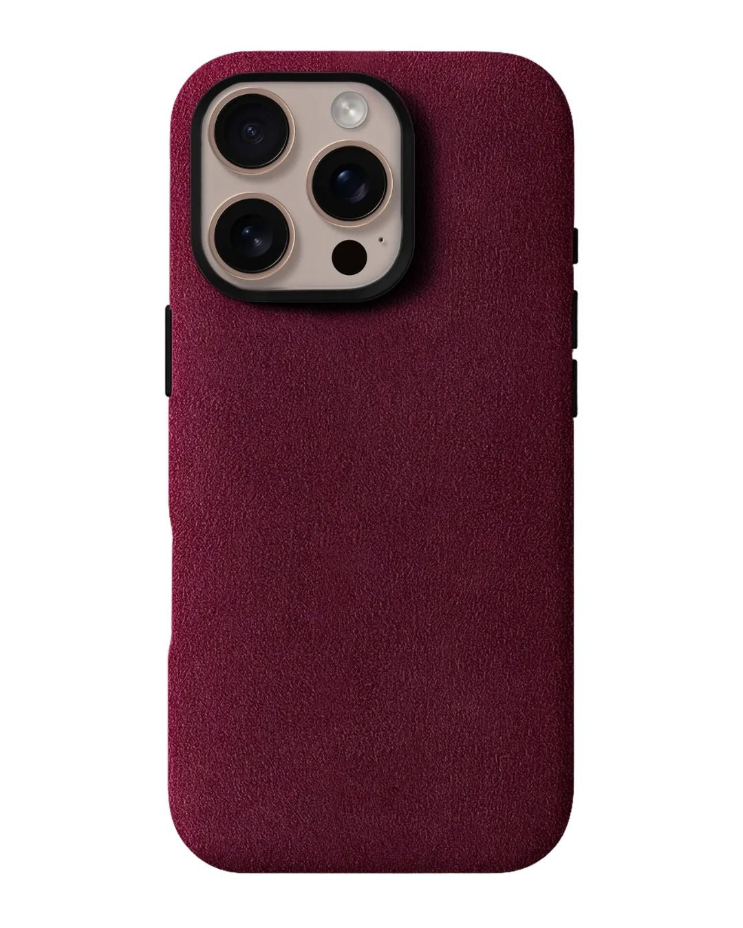 iPhone 16 Pro Max - Case Alcantara - Burgundy
