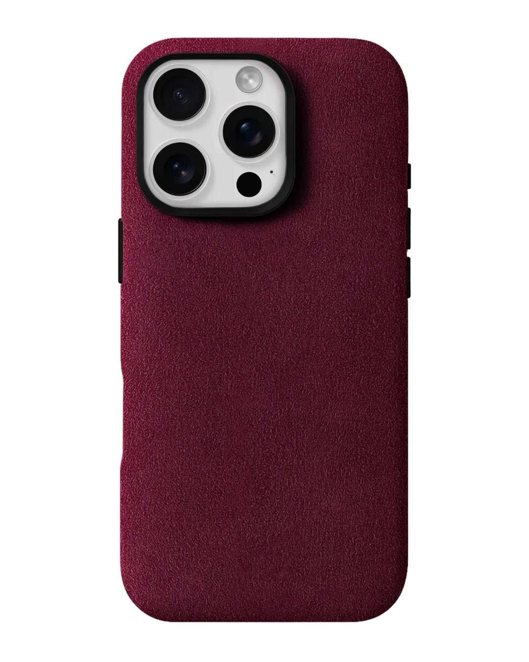 iPhone 16 Pro Max - Case Alcantara - Burgundy