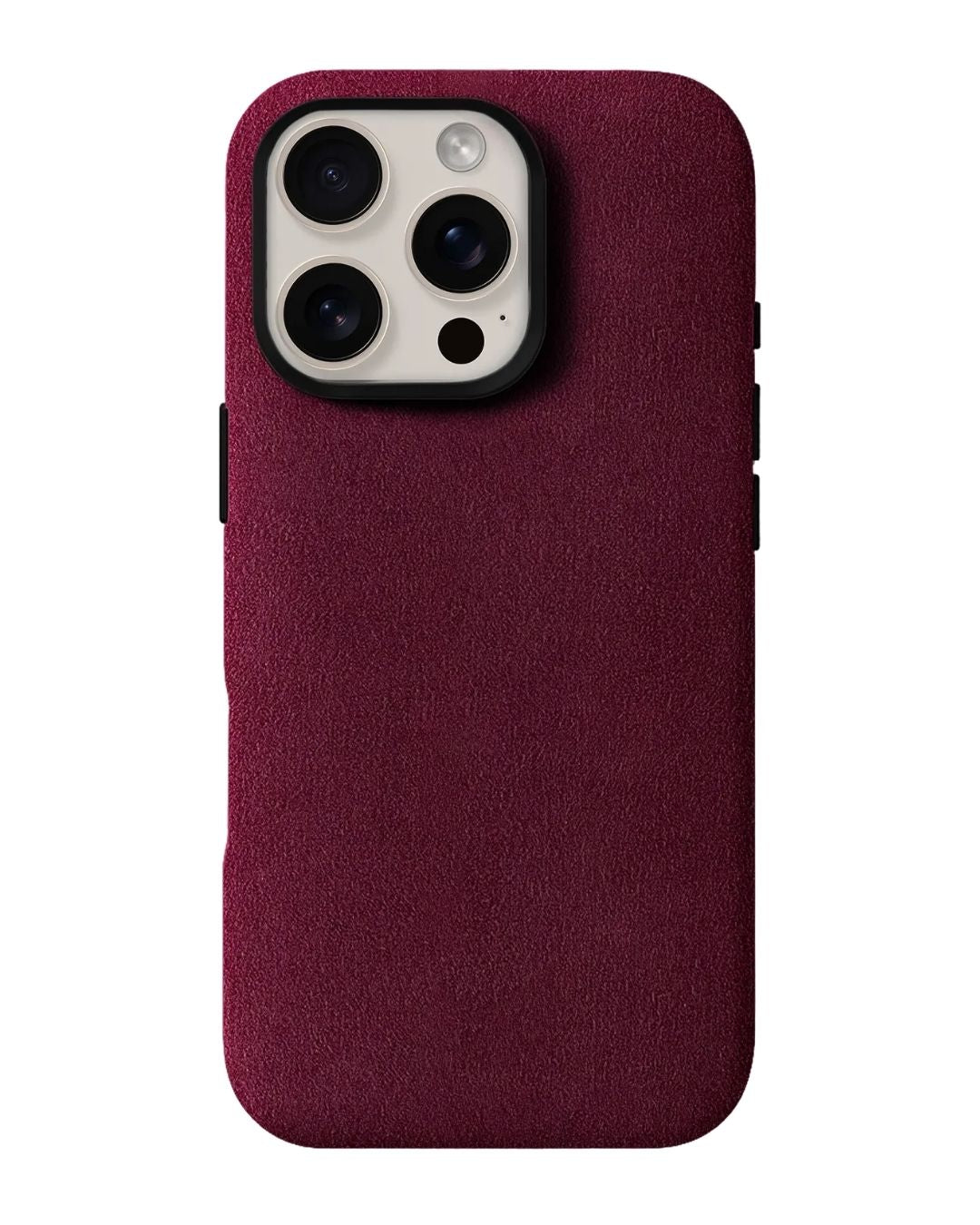iPhone 16 Pro Max - Case Alcantara - Burgundy