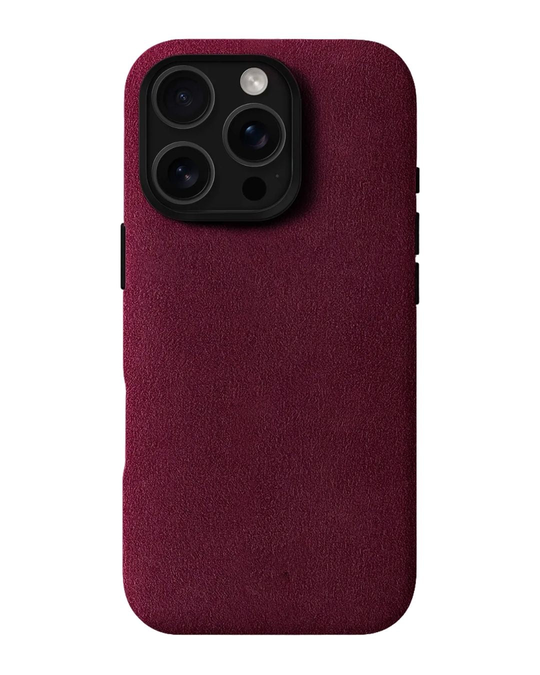 iPhone 16 Pro Max - Case Alcantara - Burgundy