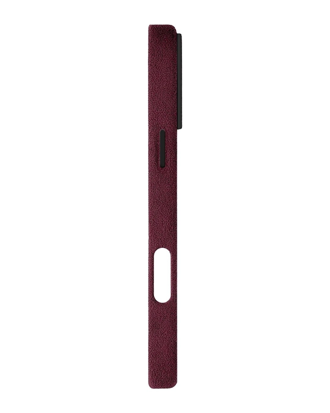 iPhone 16 Pro Max - Case Alcantara - Burgundy