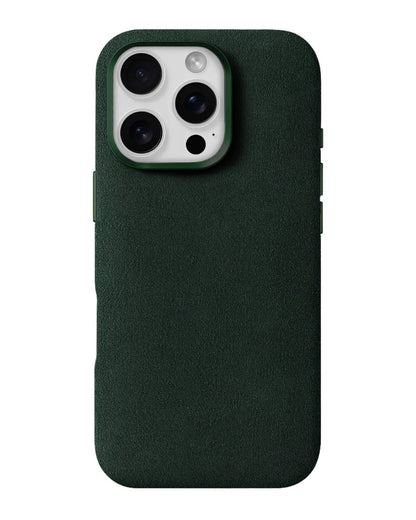 iPhone 16 Pro Max - Case Alcantara - Emerald