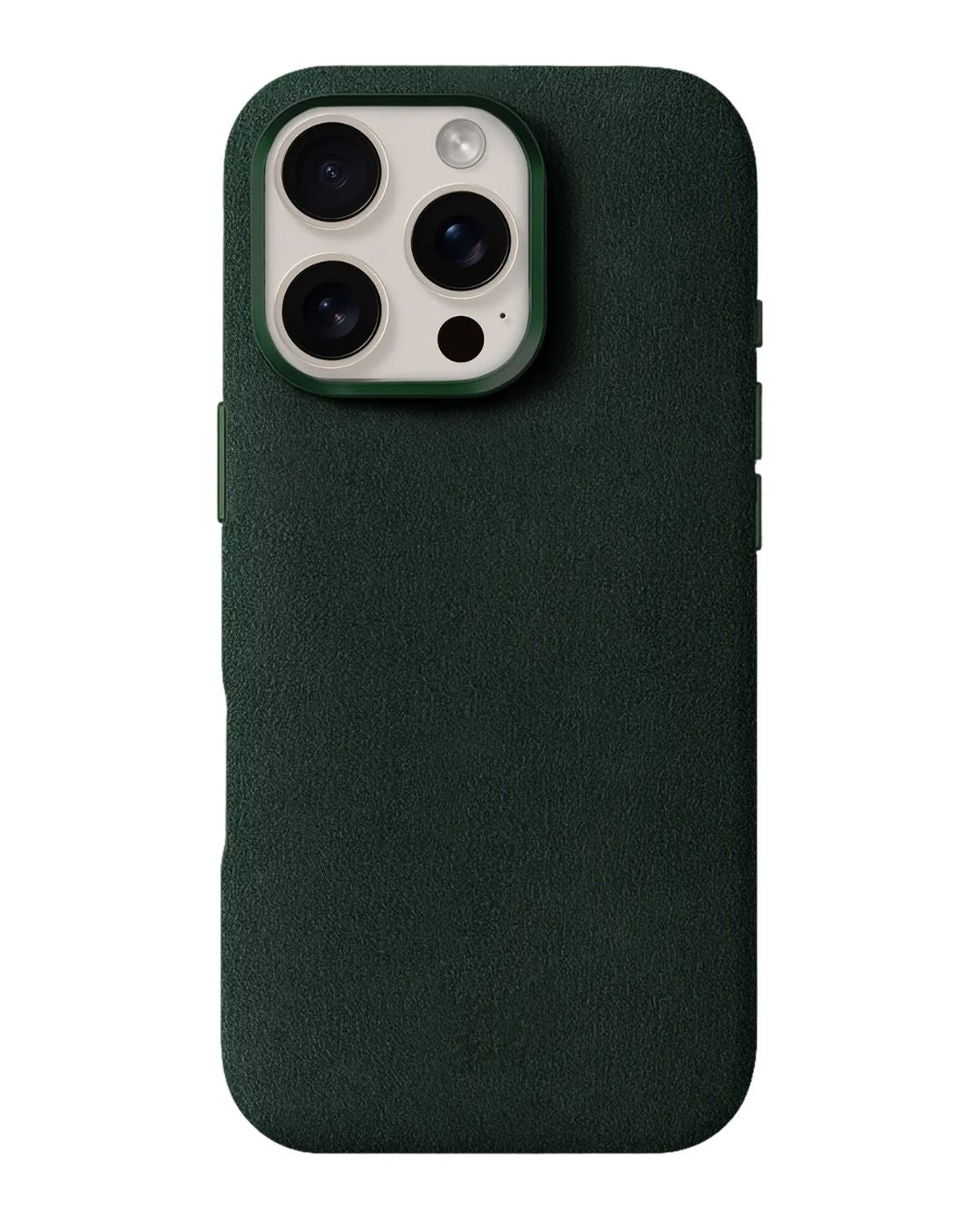 iPhone 16 Pro Max - Case Alcantara - Emerald