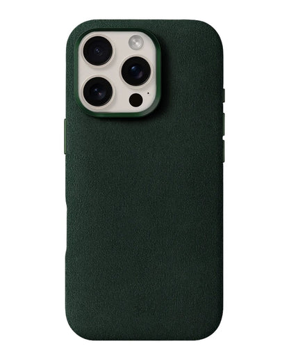 iPhone 16 Pro Max - Case Alcantara - Emerald