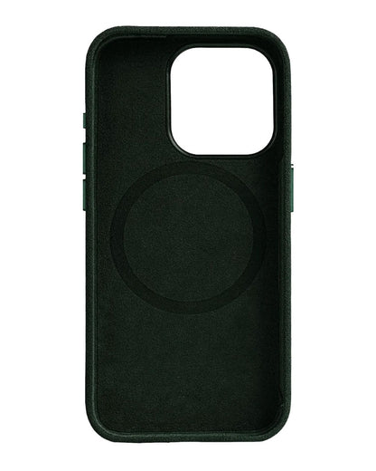 iPhone 16 Pro Max - Case Alcantara - Emerald