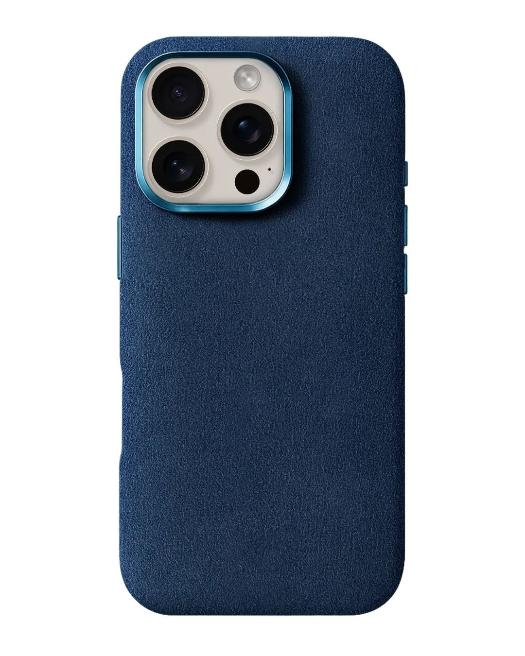 Iphone 16 Pro Max - Case Alcantara - Sea Blue