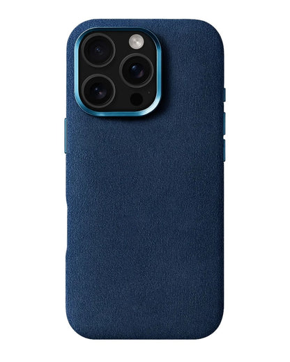 Iphone 16 Pro Max - Case Alcantara - Sea Blue