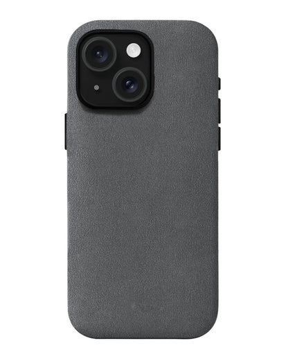 Iphone 15  - Case Alcantara - Basalt