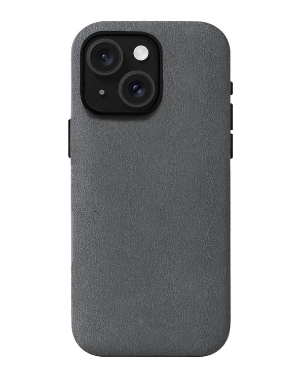 iPhone 15 Plus - Case Alcantara - Ciment Gray