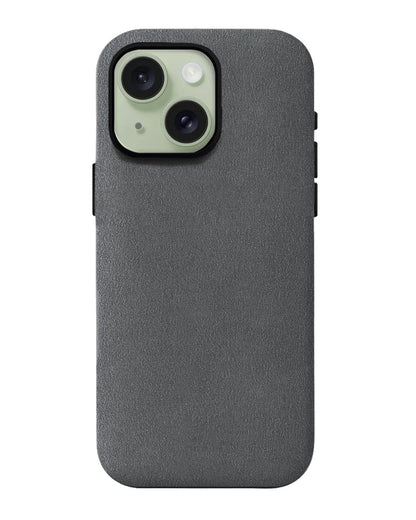 Iphone 15  - Case Alcantara - Basalt