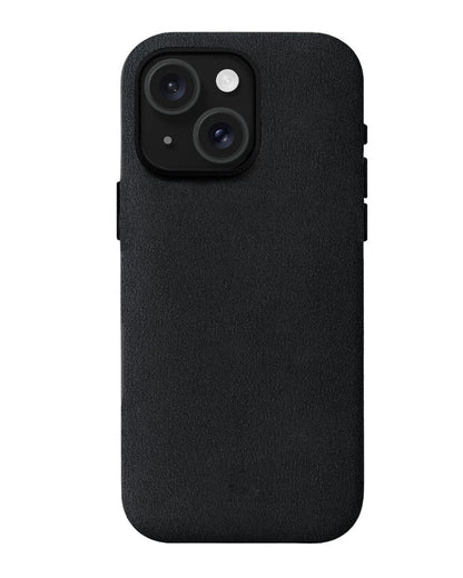 iPhone 15 Plus - Case Alcantara - Space Gray