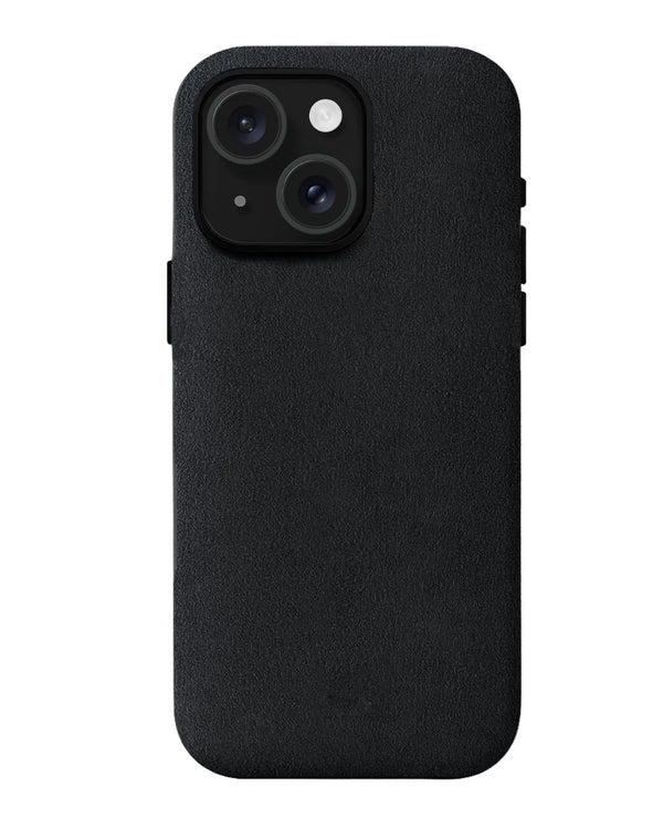 iPhone 15 Plus - Case Alcantara - Space Gray