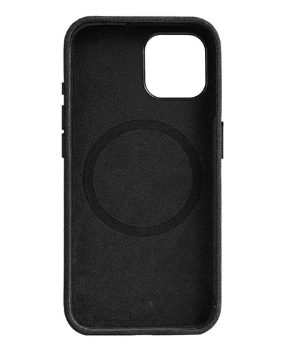 iPhone 15 Plus - Case Alcantara - Space Gray
