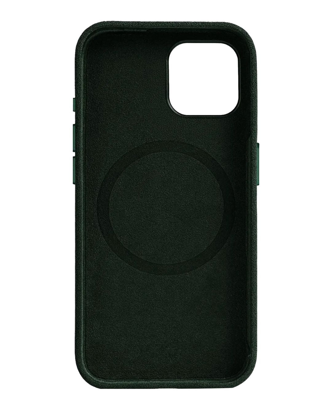 iPhone 15 Plus - Case Alcantara - Midnight Green