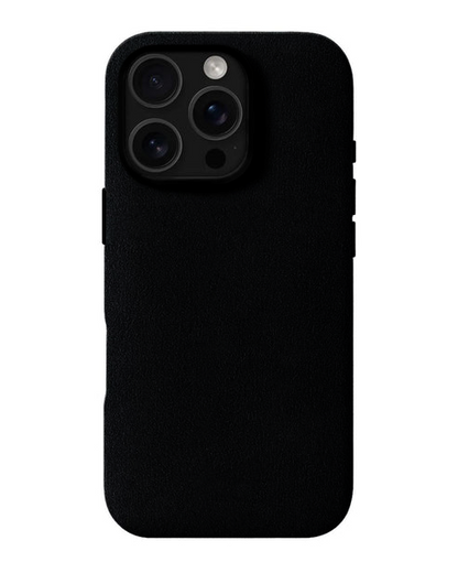 iPhone 16 Pro Max - Case Alcantara - Black Caviar