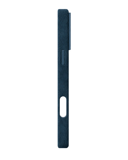 iPhone 16 - Case Alcantara - Ocean Blue
