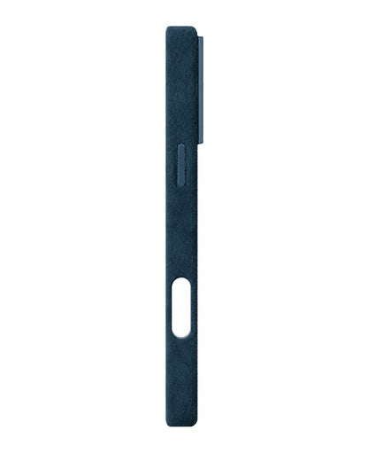 iPhone 16 - Case Alcantara - Ocean Blue