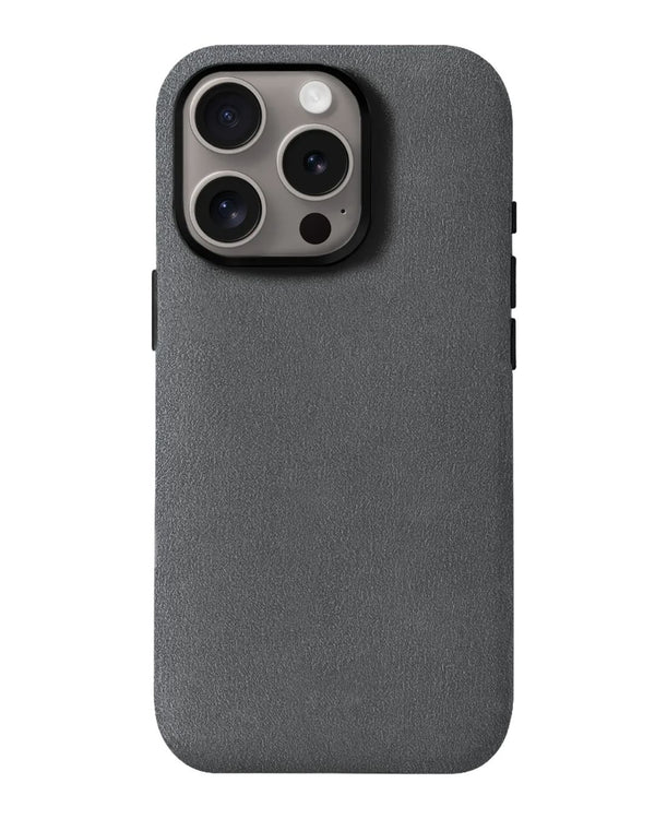 Iphone 15 Pro Max - Case Alcantara - Basalt