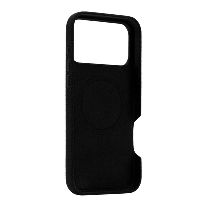 iPhone 17 Pro Max - Case Alcantara - Black Caviar