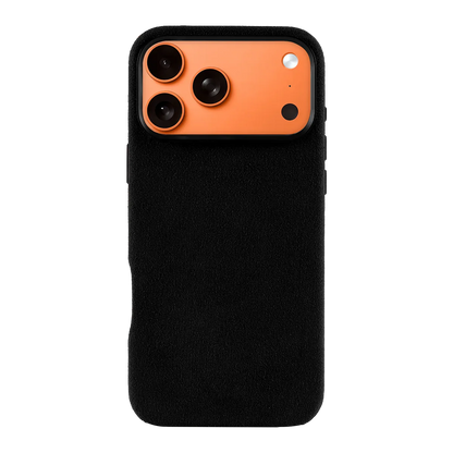 iPhone 17 Pro Max - Case Alcantara - Black Caviar