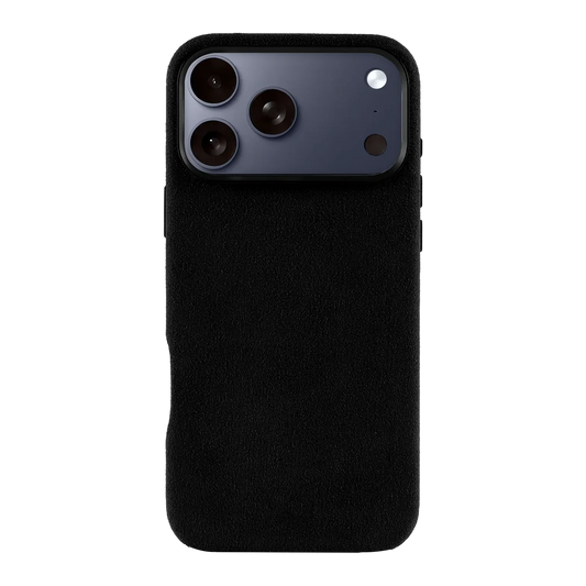 iPhone 17 Pro - Case Alcantara - Black Caviar
