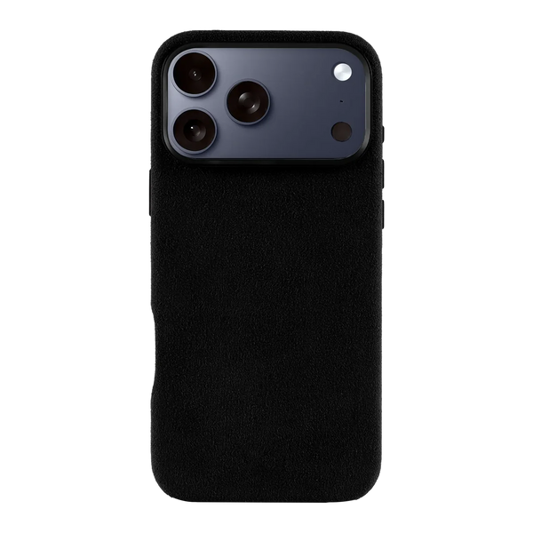 iPhone 17 Pro - Case Alcantara - Black Caviar