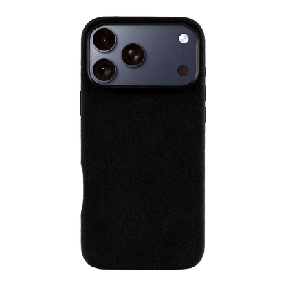 iPhone 17 Pro Max - Case Alcantara - Black Caviar