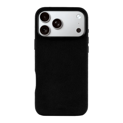 iPhone 17 Pro Max - Case Alcantara - Black Caviar
