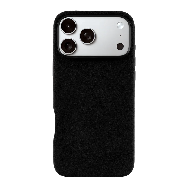 iPhone 17 Pro Max - Case Alcantara - Black Caviar