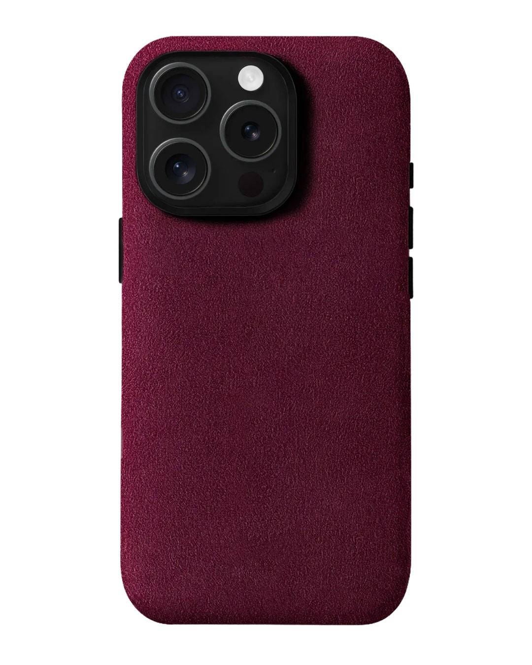 iPhone 15 Pro Max - Case Alcantara - Burgundy