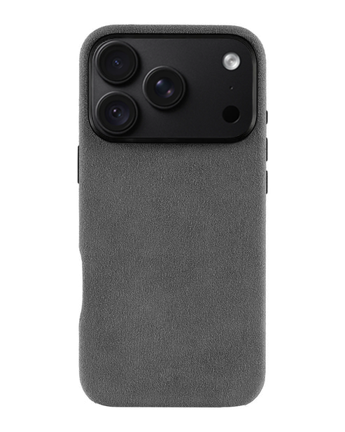 iPhone 18 Pro Max - Case Alcantara - Ciment Gray
