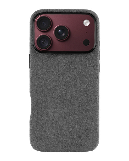 iPhone 18 Pro Max - Case Alcantara - Ciment Gray