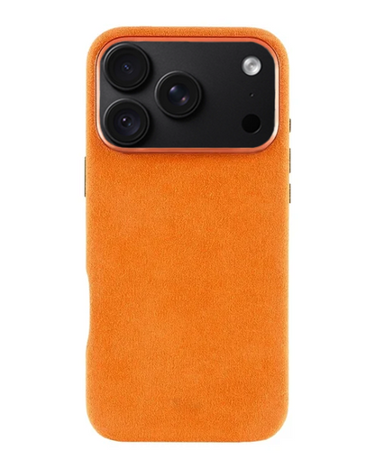 iPhone 18 Pro Max - Case Alcantara - Cosmic Orange