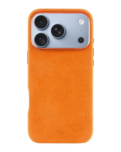iPhone 18 Pro Max - Case Alcantara - Cosmic Orange