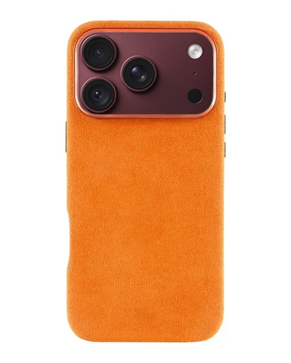 iPhone 18 Pro Max - Case Alcantara - Cosmic Orange