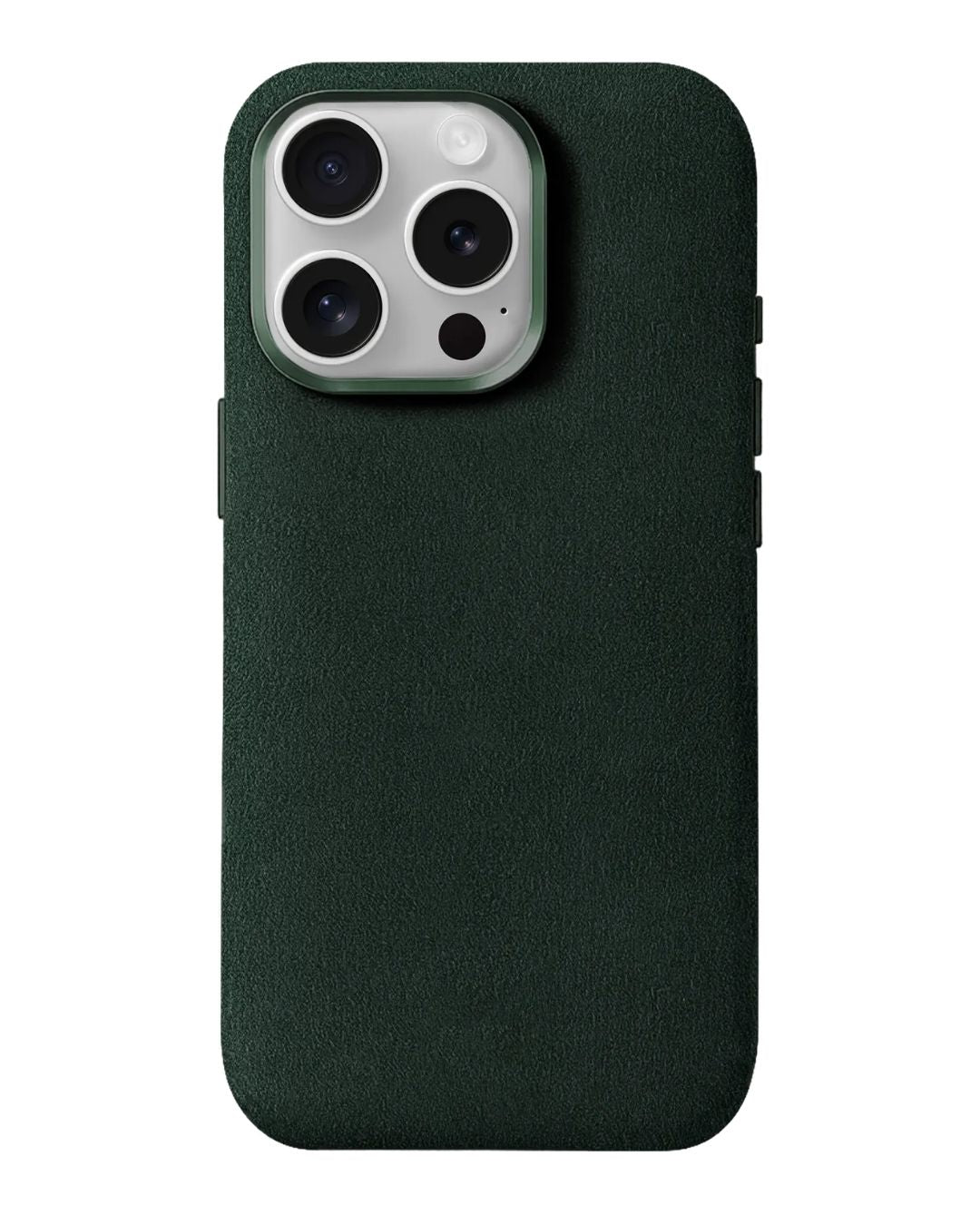 iPhone 15 Pro Max - Case Alcantara - Emerald