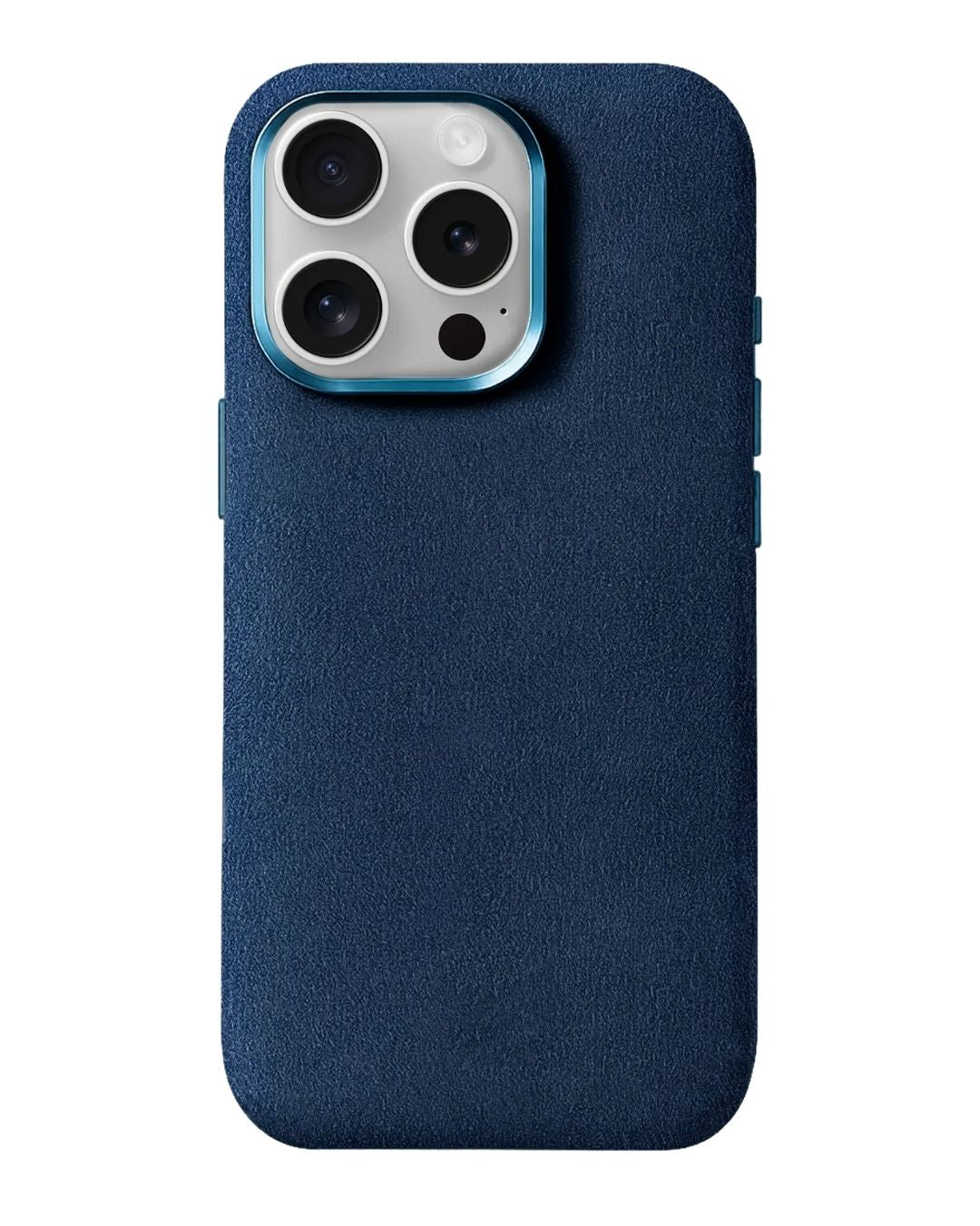 Iphone 15 Pro Max - Case Alcantara - Sea Blue