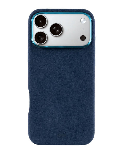 iPhone 17 Pro Max - Case Alcantara - Sea Blue