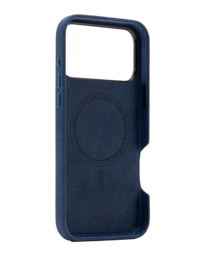 iPhone 17 Pro Max - Case Alcantara - Sea Blue
