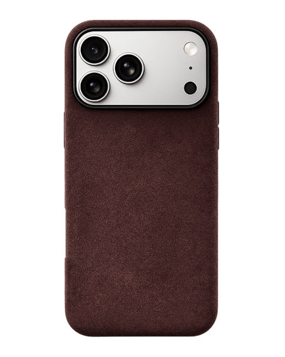 iPhone 17 Pro Max - Case Alcantara - Coffe